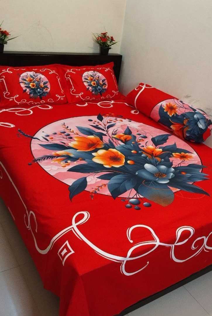 Premium Cotton King Size Bedsheet